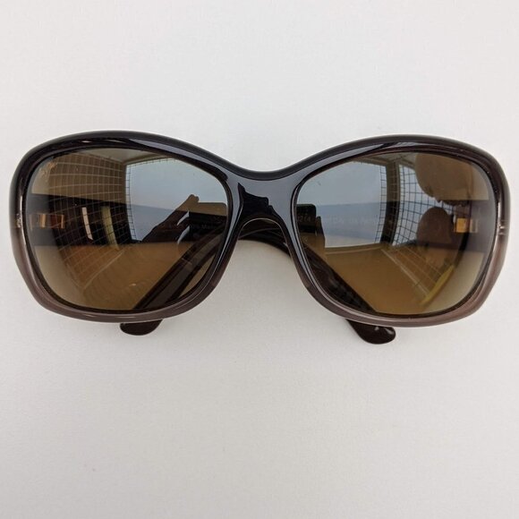 🕶️Custom! Italy! Maui Jim MJ214-01A Pearl City Sunglasses 63/17 125 /KAD834🕶️​